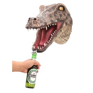Alligatorkopf Flaschenöffner lebensgroß