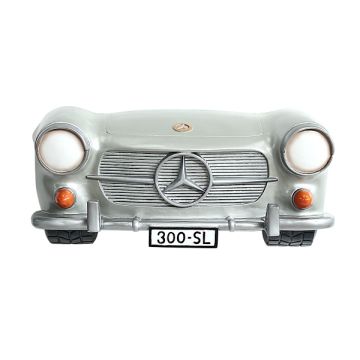 Wanddeko Mercedes Benz Silber groß verkleinert