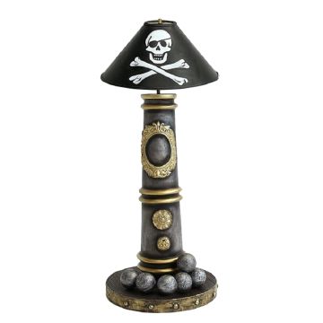 Kanonenlampe mit Piraten Lampenschirm klein verkleinert