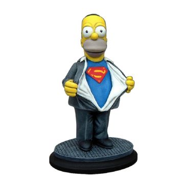 Homer Simpson Superman lebensgroß