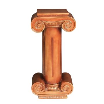 Säule Gold klein lebensgroß