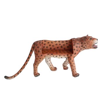 Leopard Bank lebensgroß
