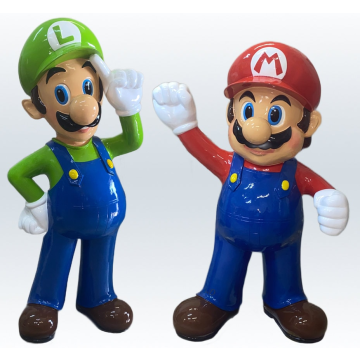 Mario und Luigi lebensgroß