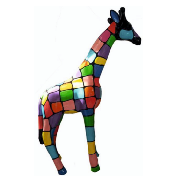 Giraffe bunt verkleinert